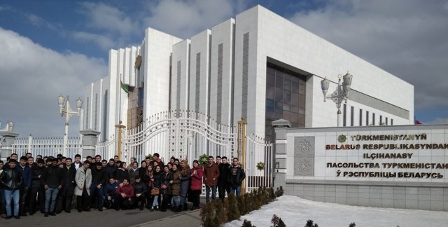 Туркменские студенты БГАТУ приняли участие в выборах