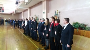 Жюри на открытии Студенческой республиканской универсиады по тайландскому боксу