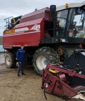 Первый курс и первая тысяча тонн зерна!