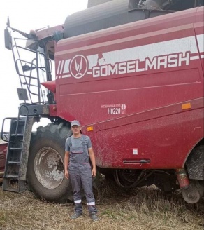 Молодежь БГАТУ за урожай! Соболевский Степан, студент агромеханического факультета