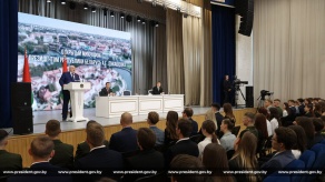 Студенты БГАТУ на «Открытом микрофоне с Президентом» 