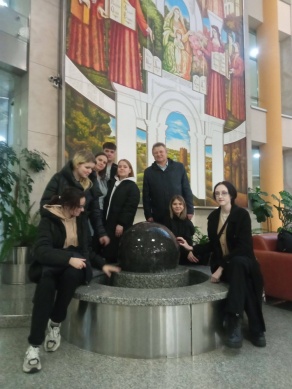 Посещение Национальной библиотеки Беларуси