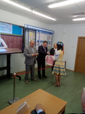 Открытие класса по охране труда 