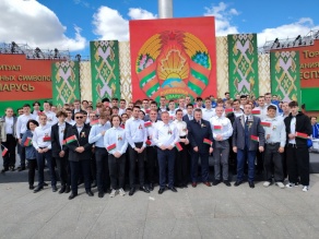 Торжественный ритуал  чествования государственных символов Беларуси 