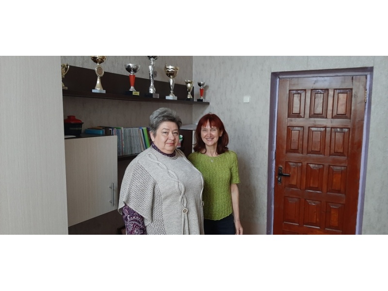С директором ГУО «Каменский учебно-педагогический комплекс детский сад-средняя школа» Василевич Галиной Николаевной