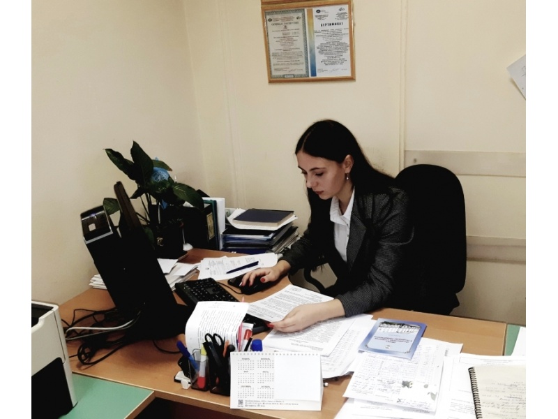 Дублер начальника ОВРМ -Цупук Елизавета (АМФ)