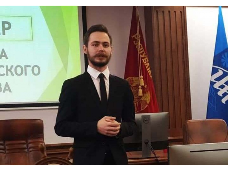 Член молодедной Палаты, посол ЦУР Белокопытов Д.