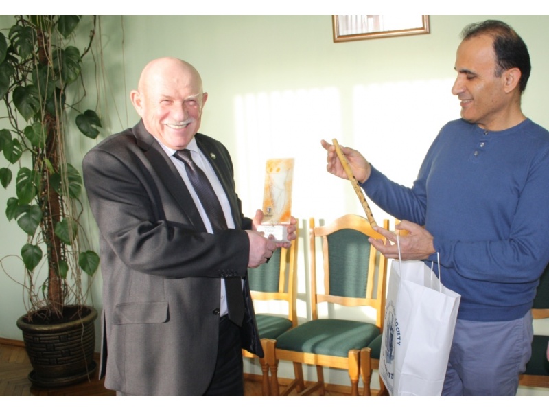 Ректор БГАТУ Шило И.Н. и президент культурной ассоциации «VASILITZIA» Antonis Lazarou